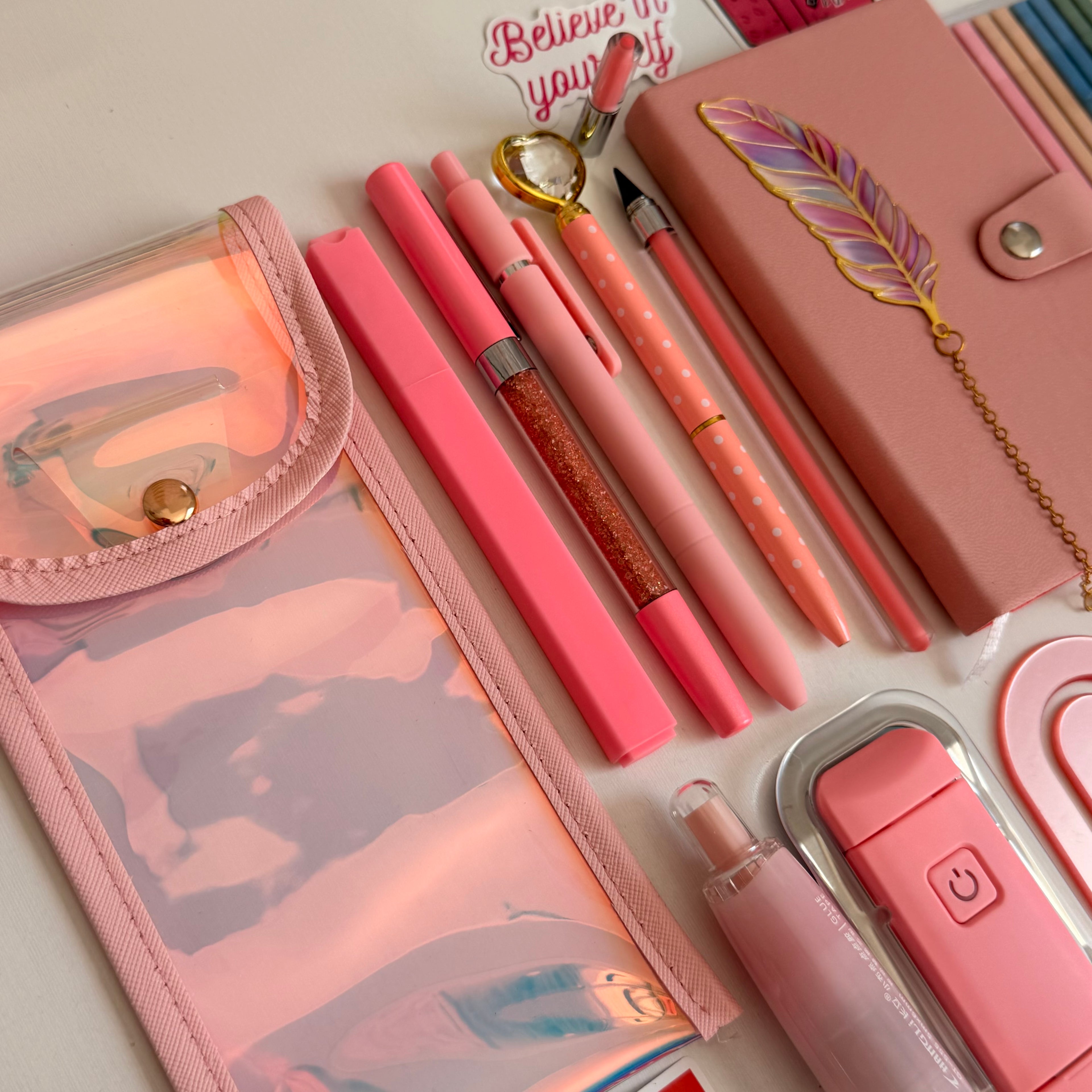 Warm Pink bookish bundle