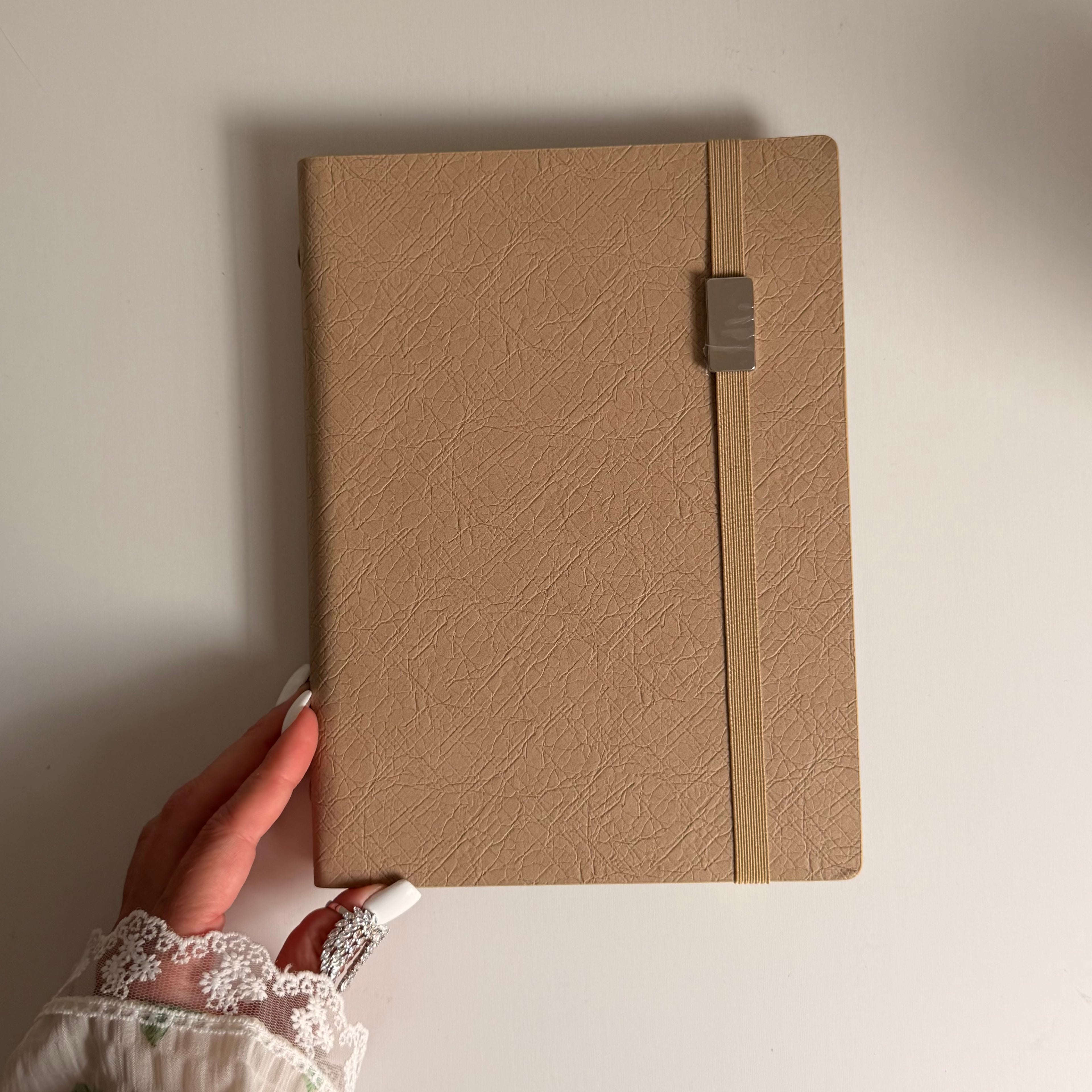Refillable Journal Planner with Card Slots & Pen Holder