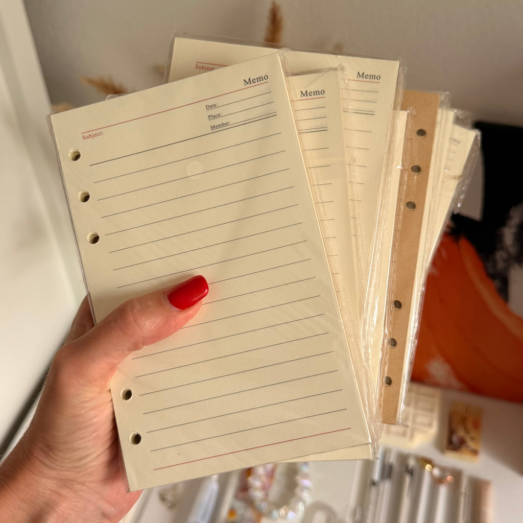 Refill pages 📃