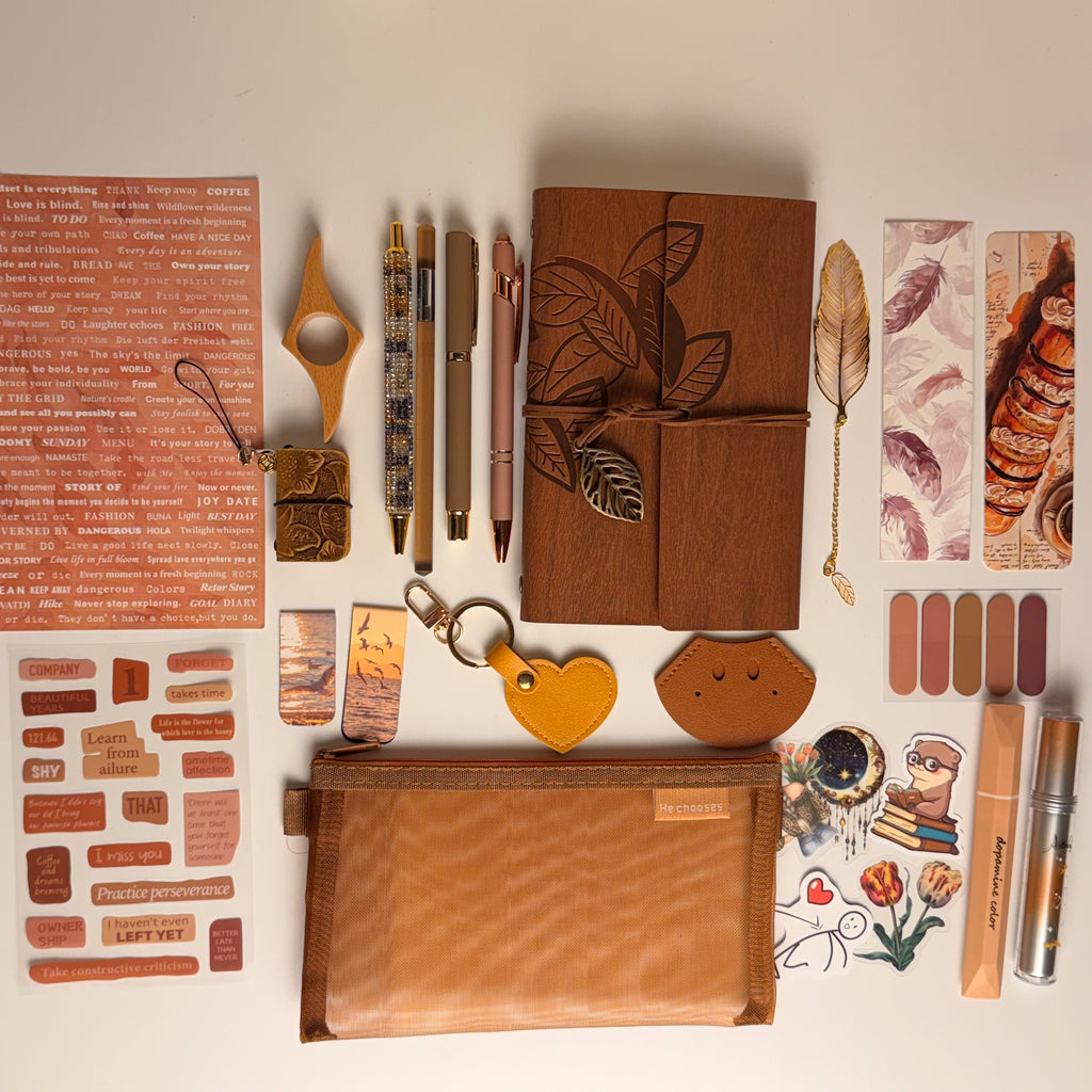 Brown Aesthetic Set
