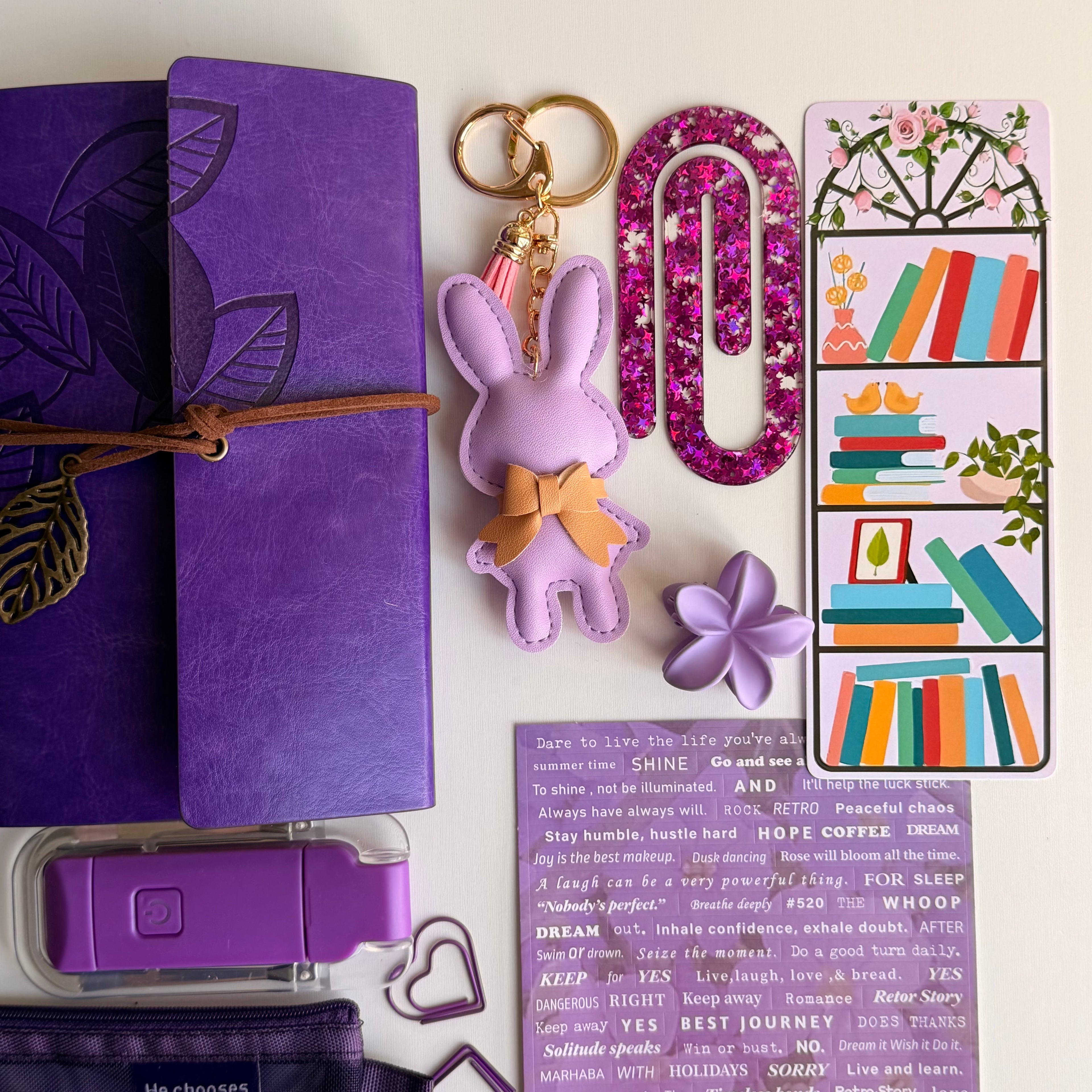 Purple bookish bundle 💜
