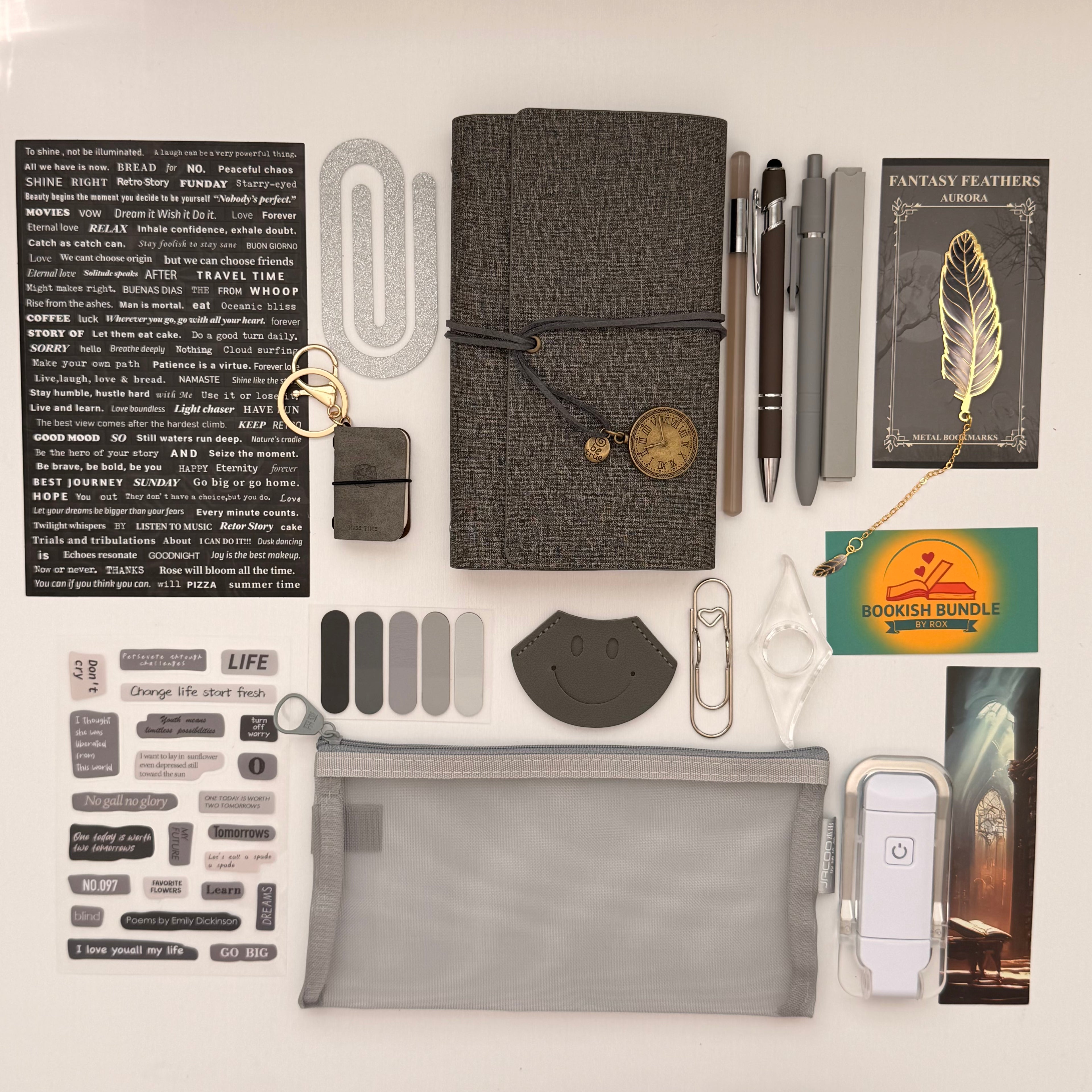 GRAY 🩶 bookish bundle