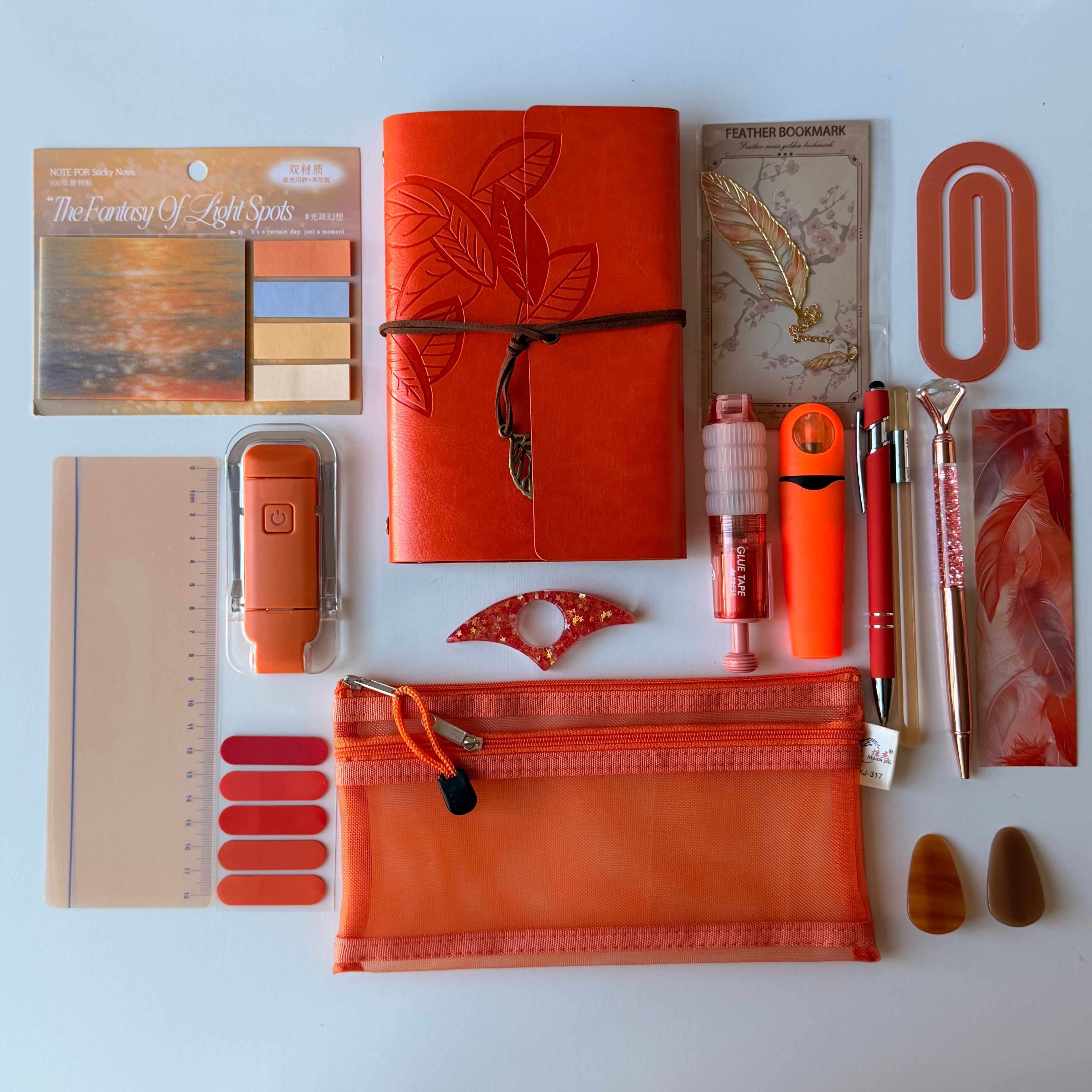 Orange  bookish bundle 📚
