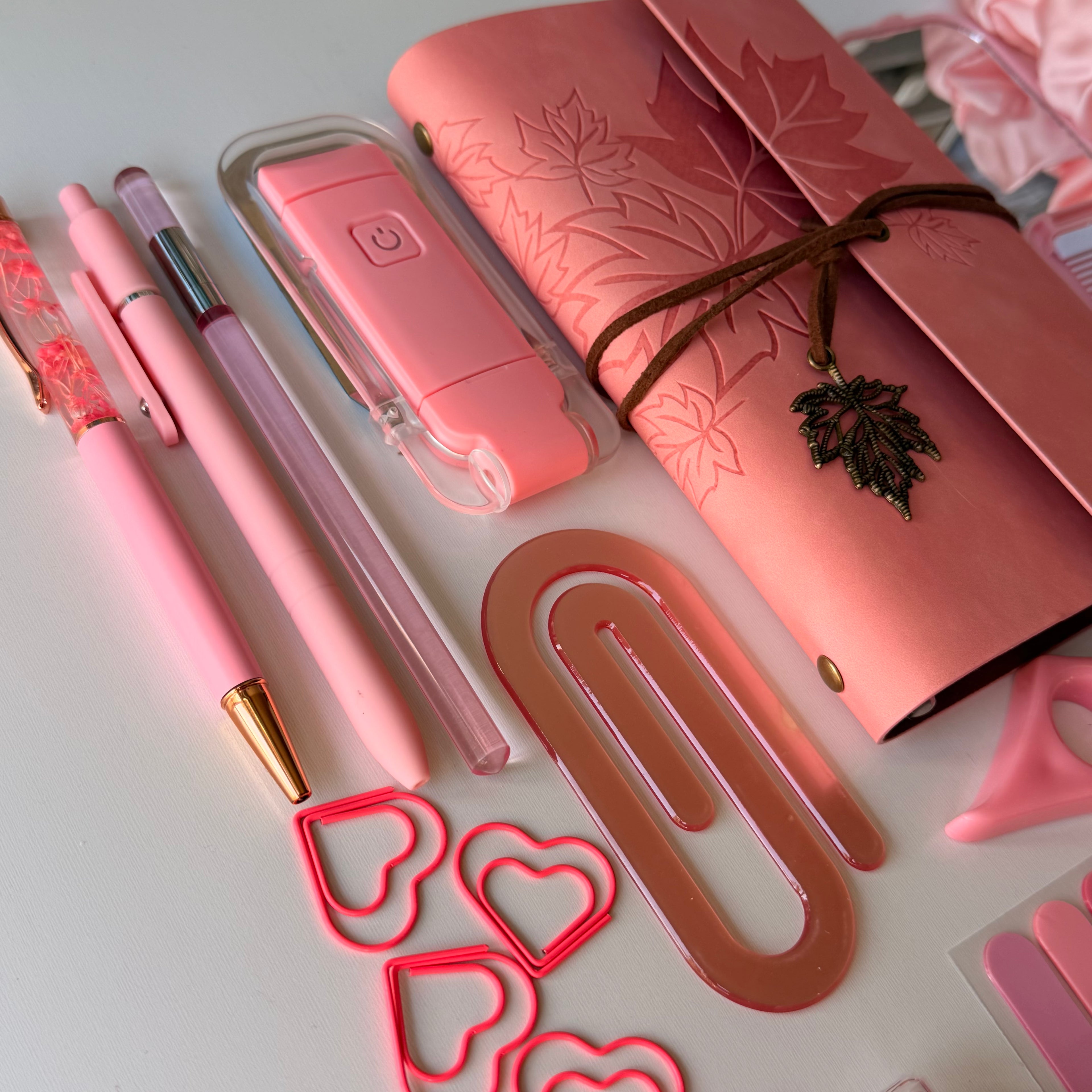 Warm Pink bookish bundle