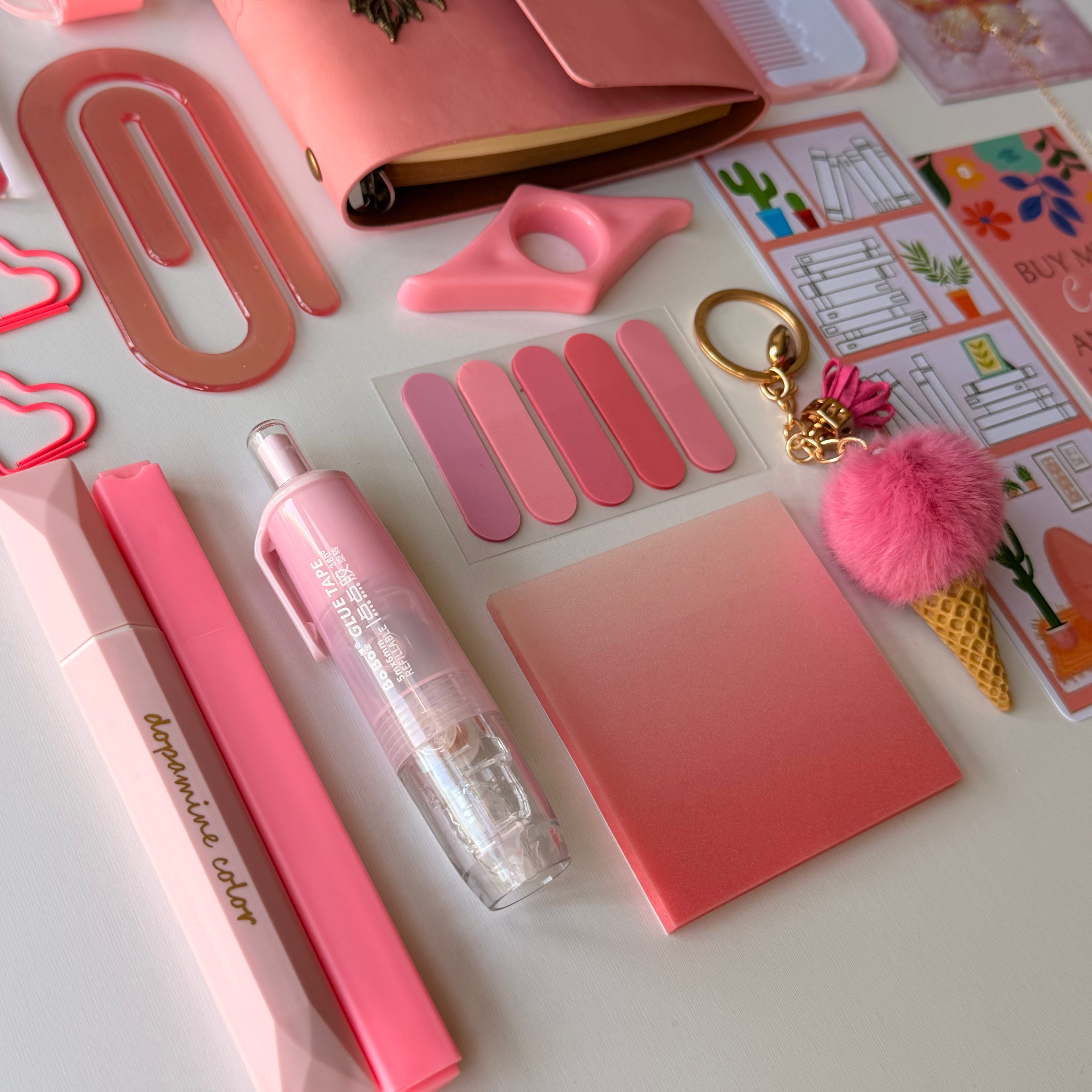 Warm Pink bookish bundle