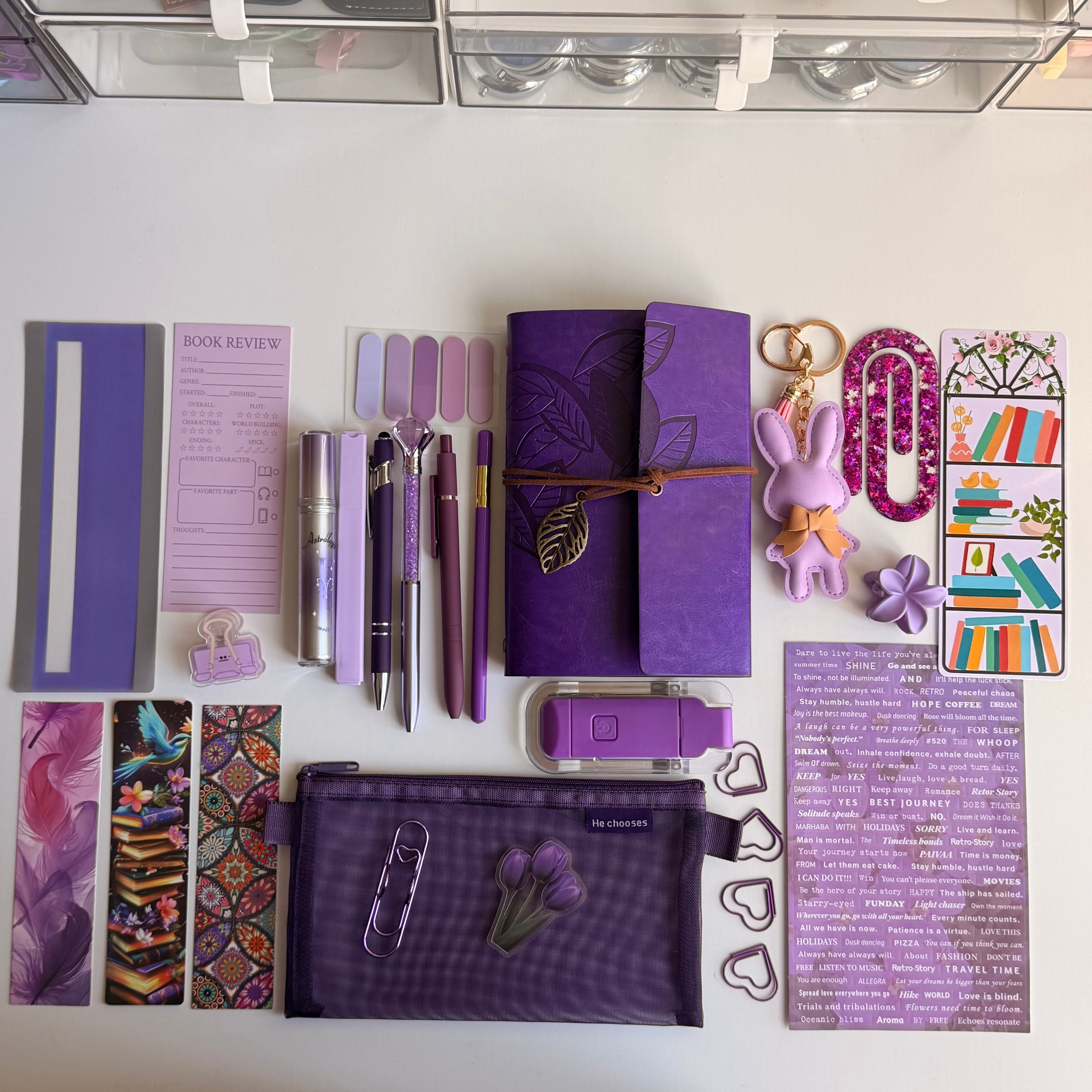 Purple bookish bundle 💜