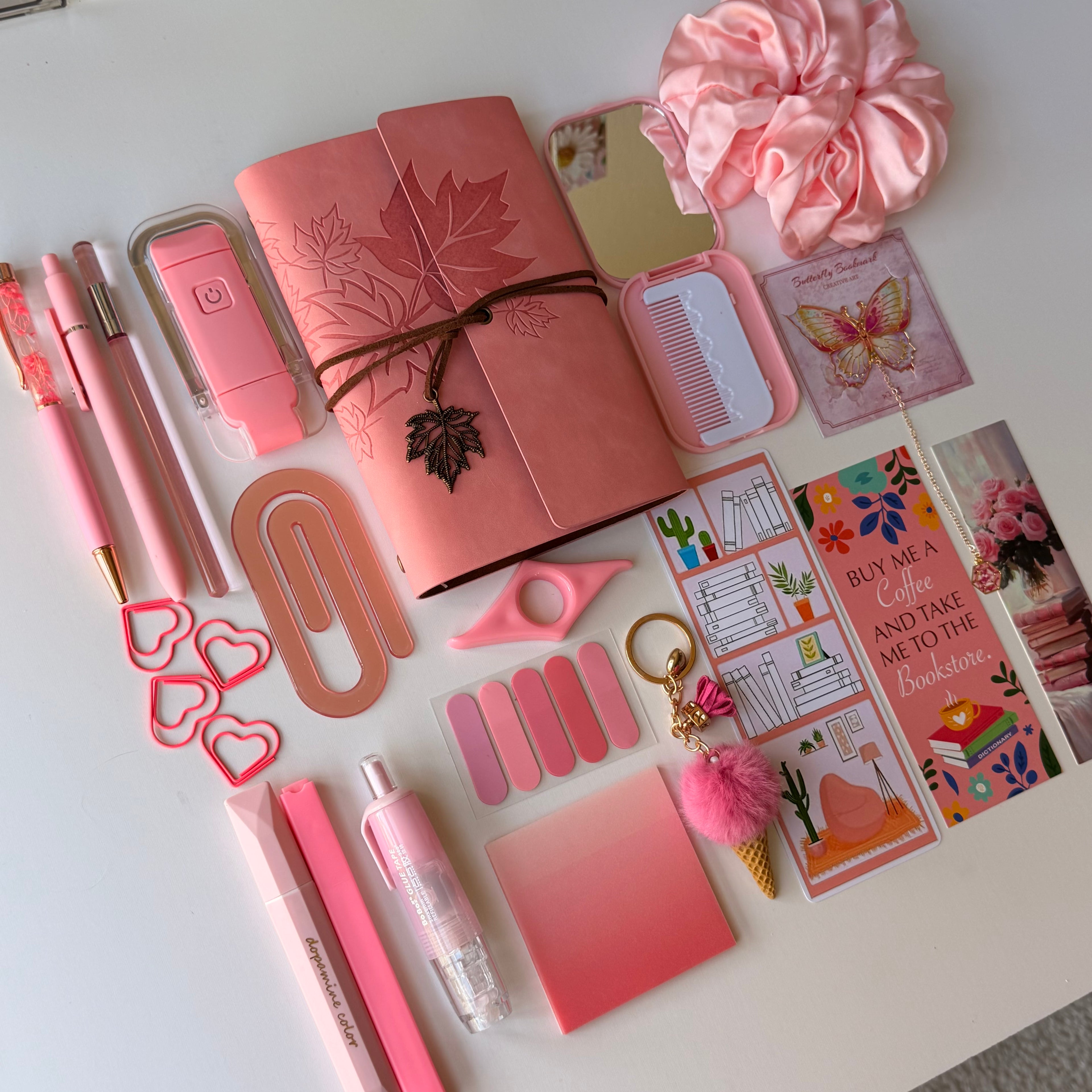 Warm Pink bookish bundle