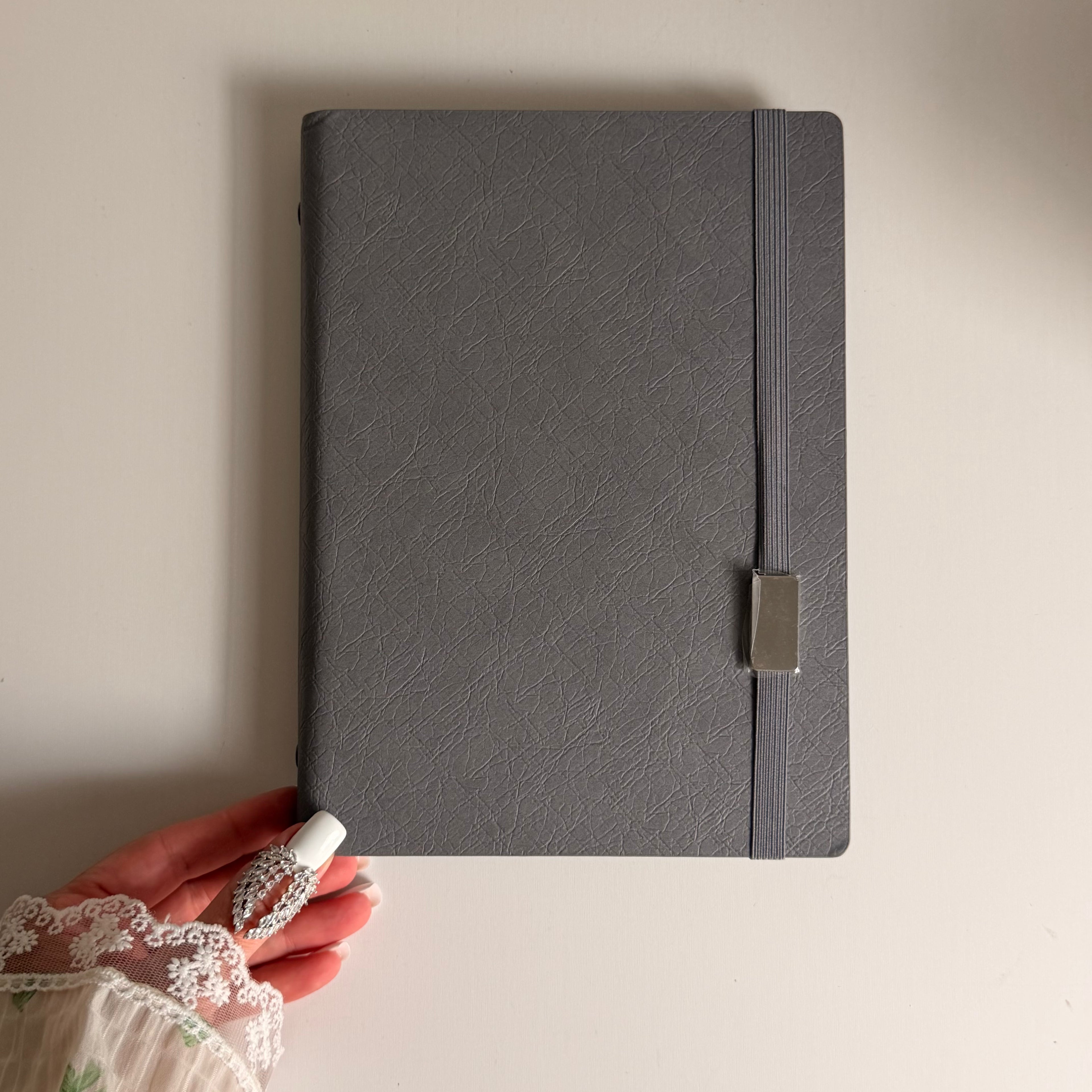 Refillable Journal Planner with Card Slots & Pen Holder