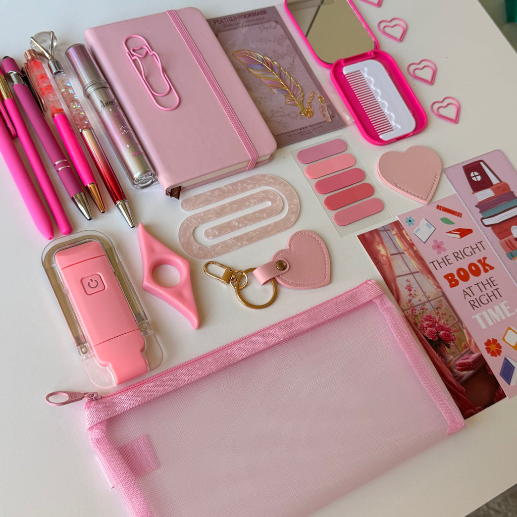 Cool PINK bookish bundle