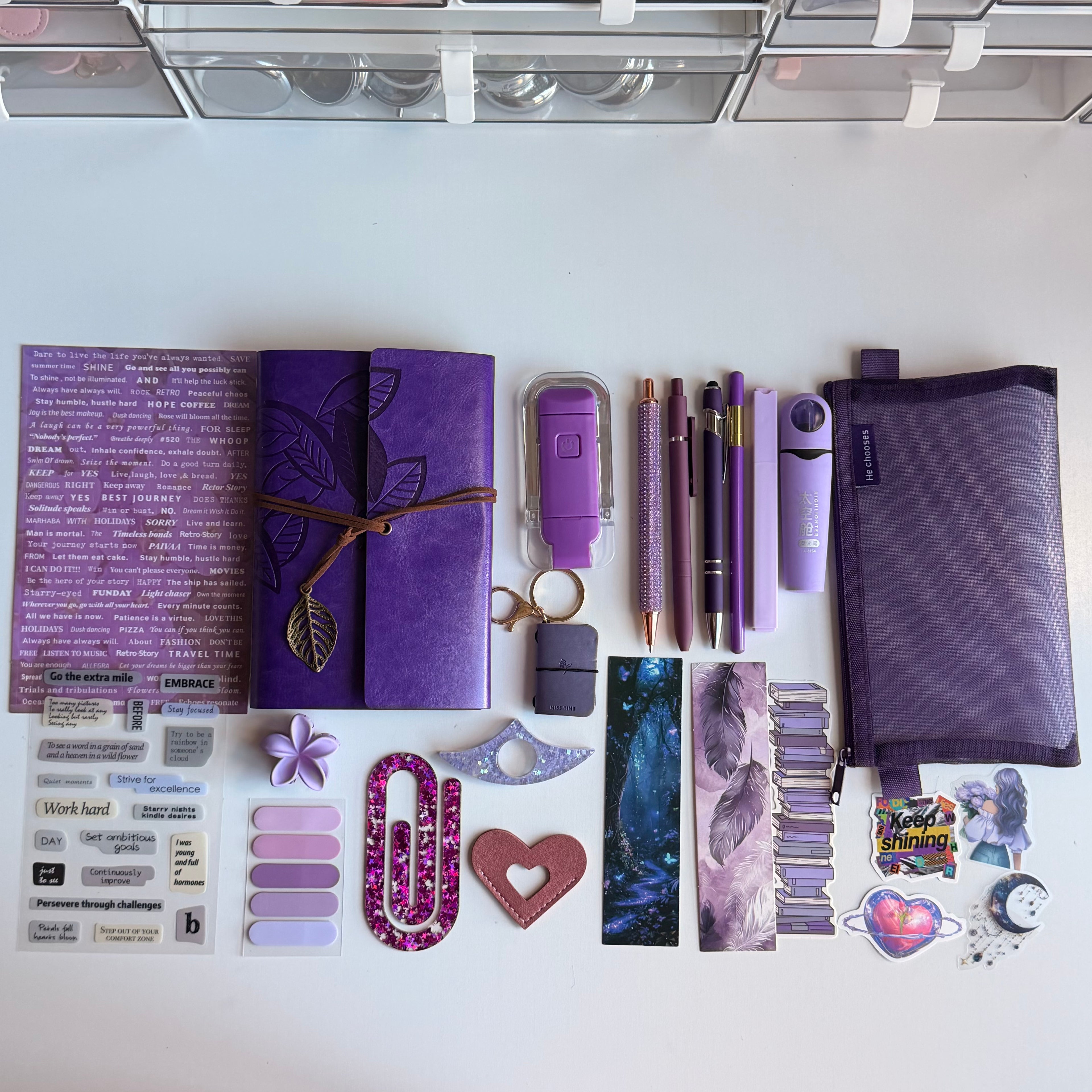 Purple bookish bundle 💜