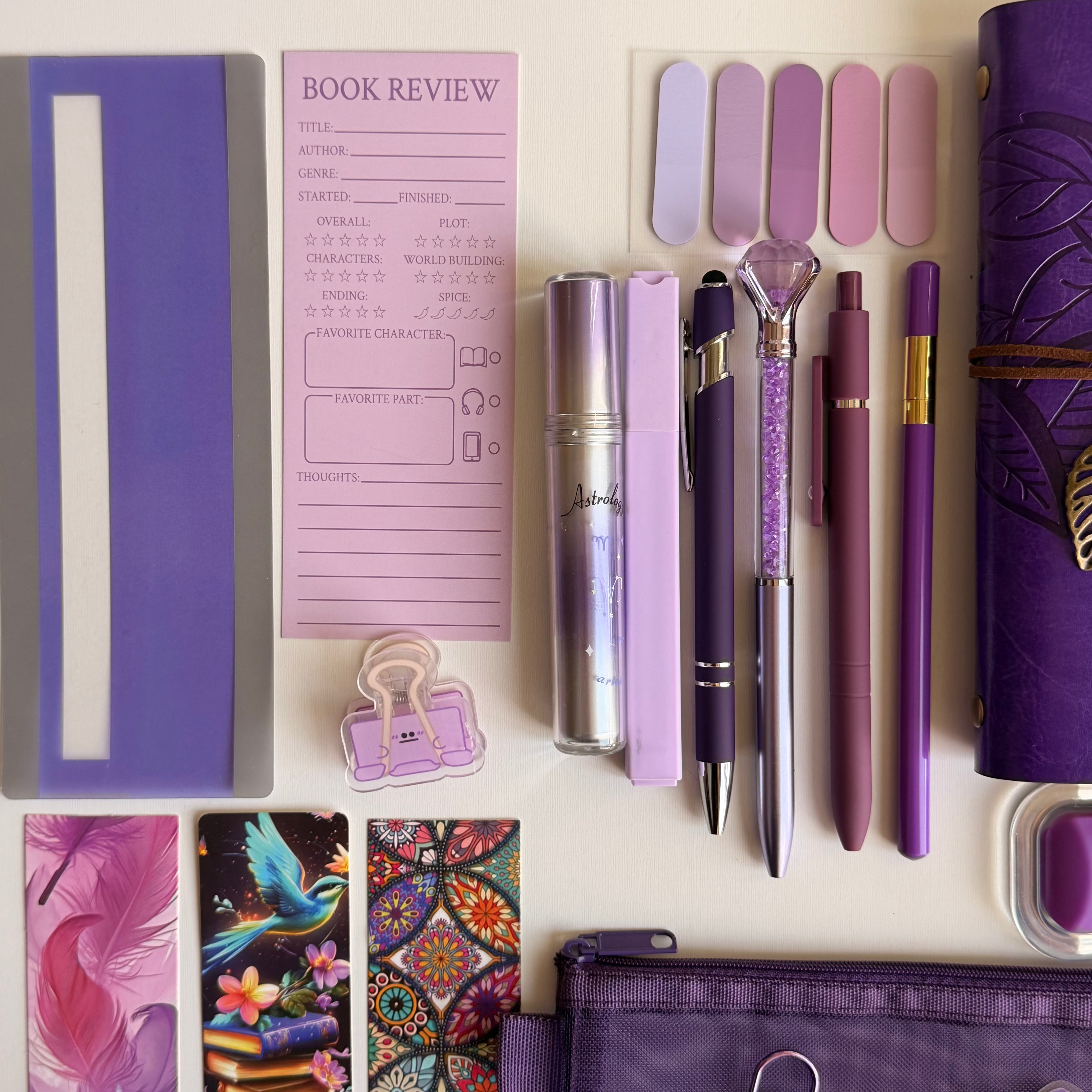 Purple bookish bundle 💜