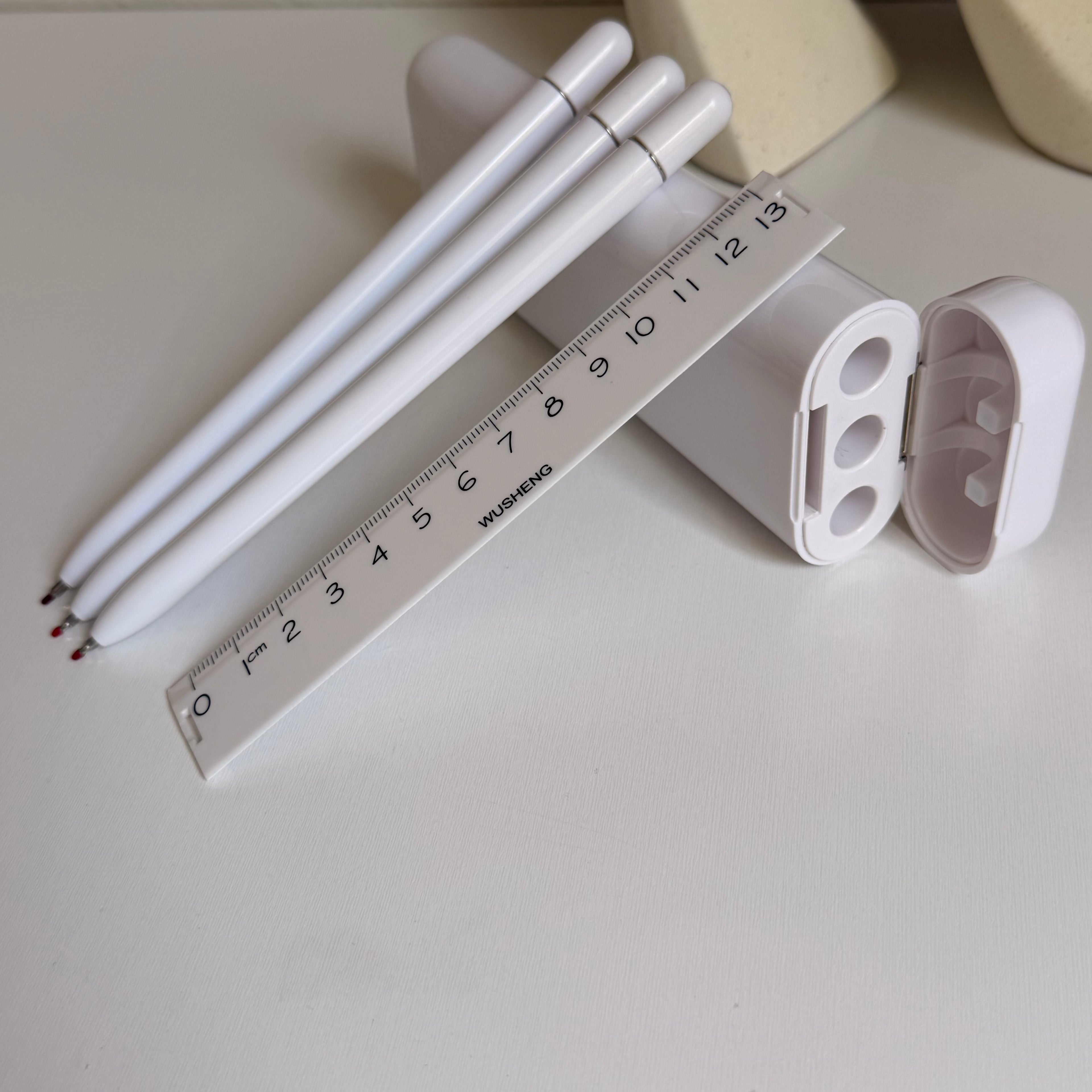 Minimalist Writing Set

3 Color Pens & Ruler in Case