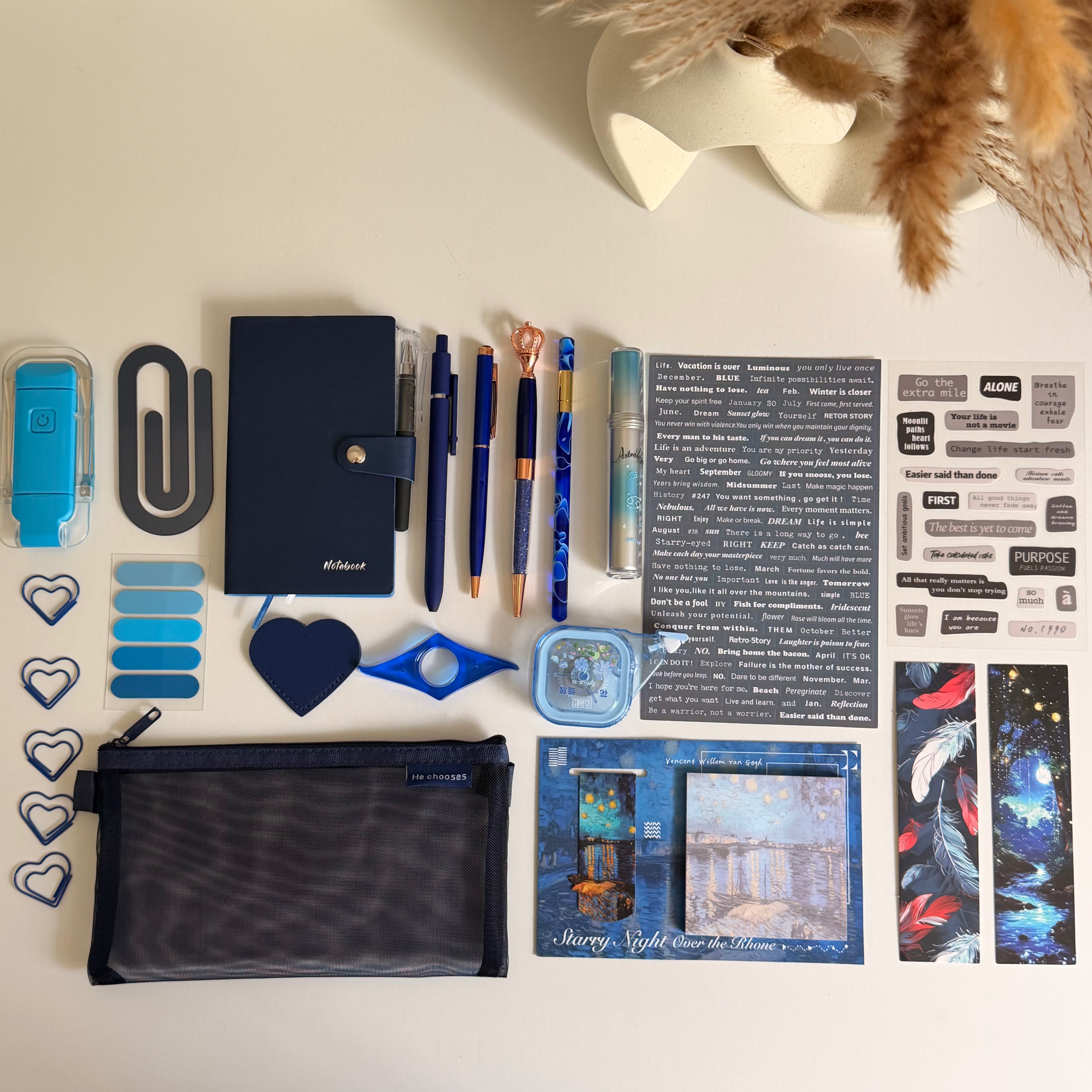 Dark  Blue 💙 Bookish Bundle