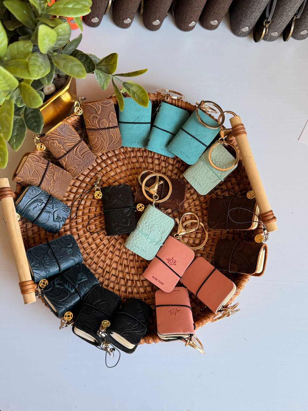 Mini notebook keychain