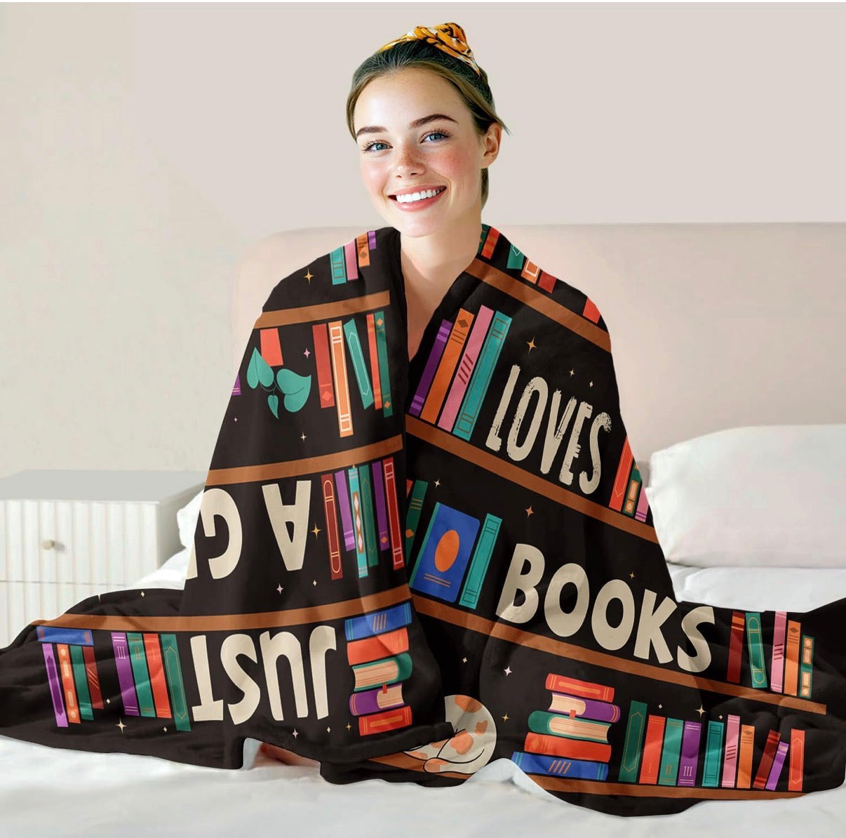 Reading Lover Blanket 60*80