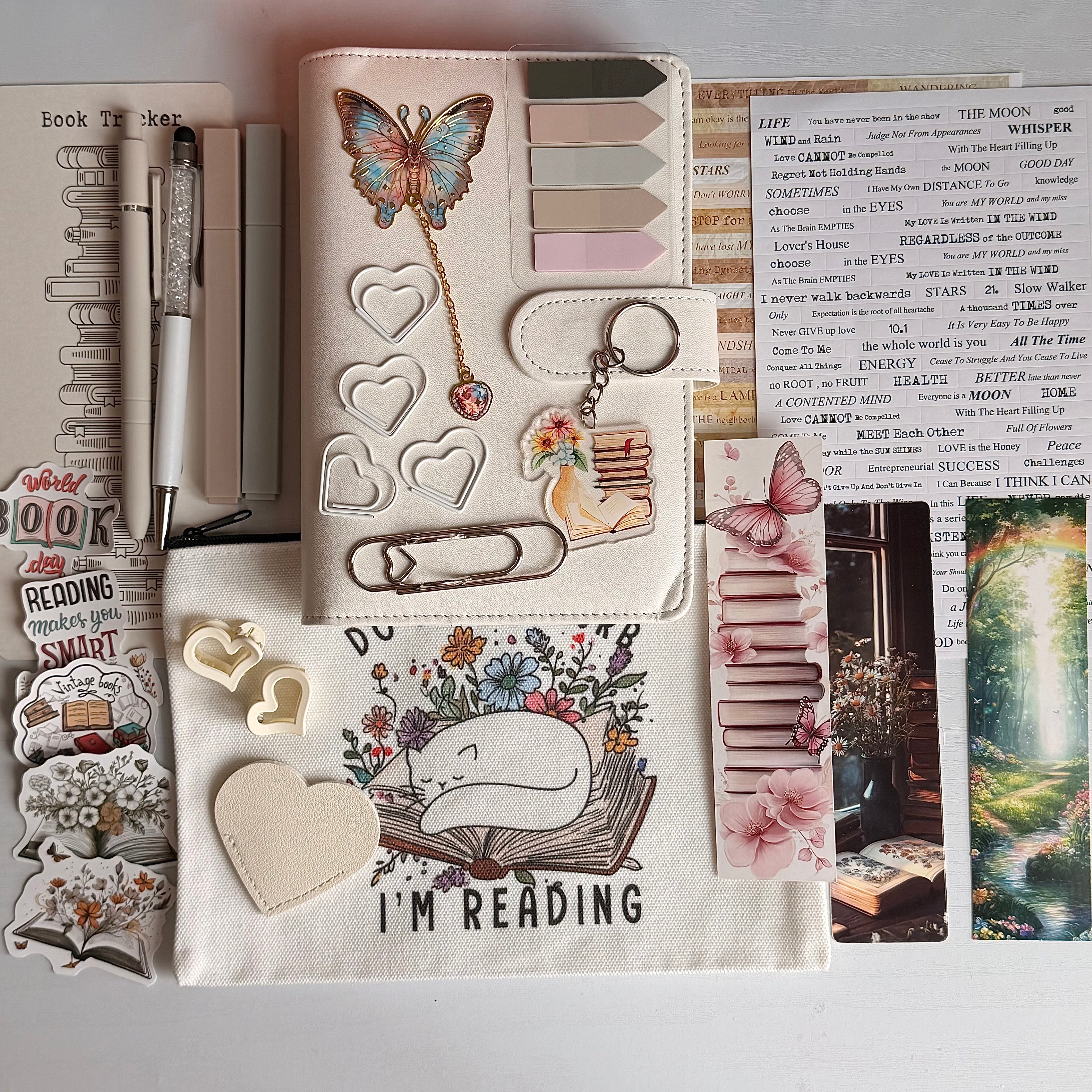 White bookish bundle