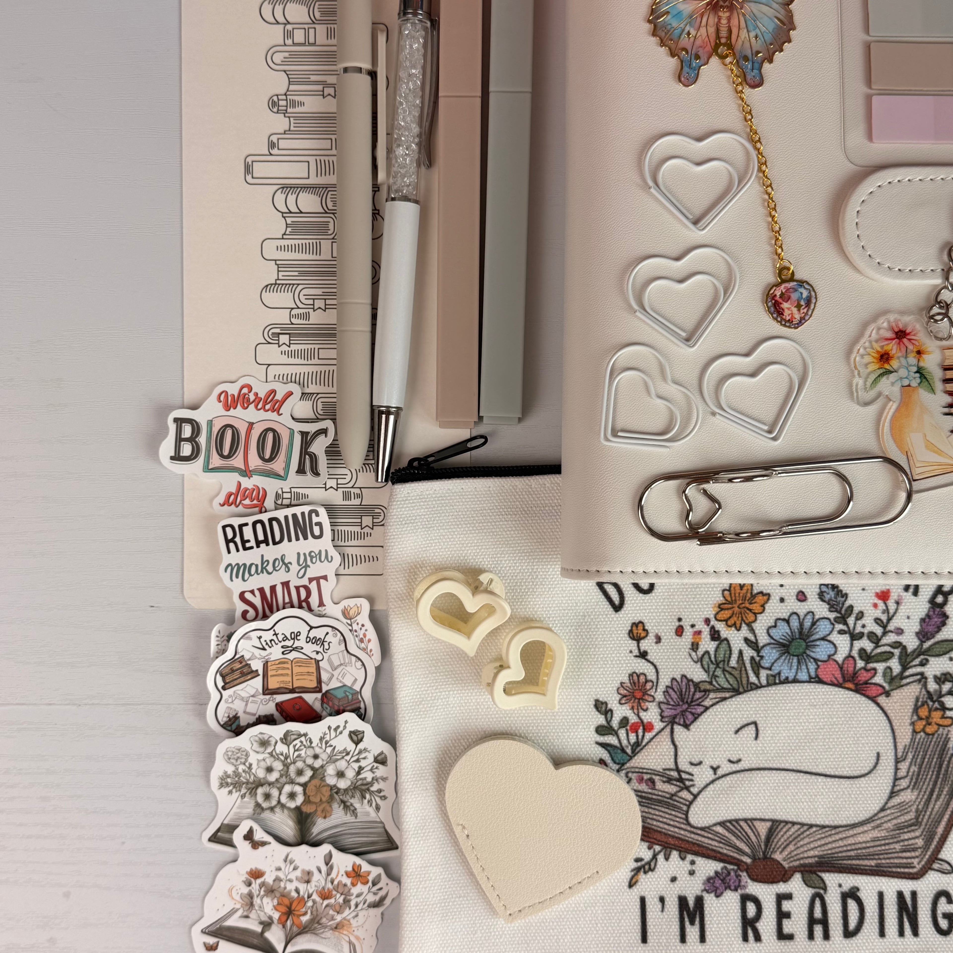 White bookish bundle