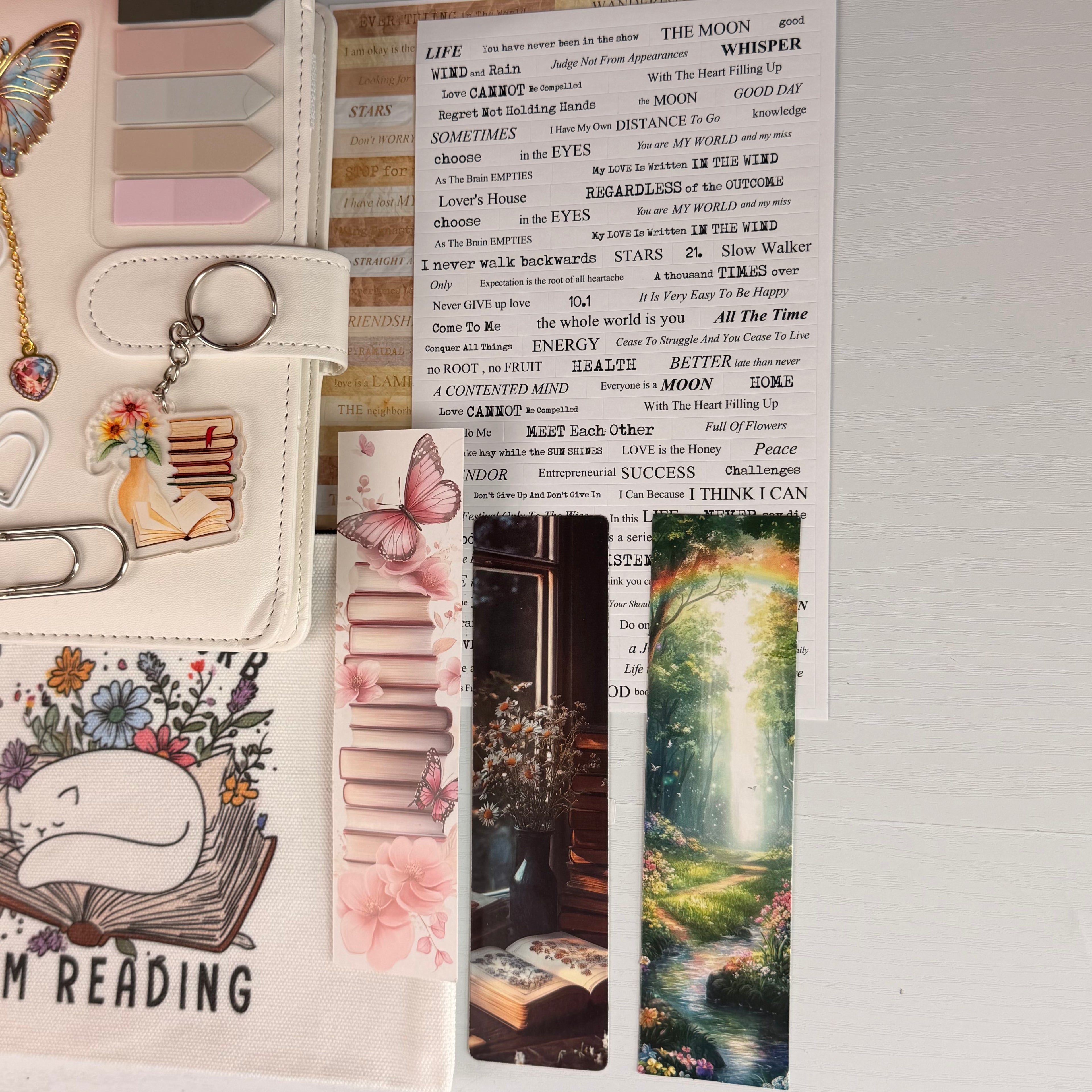 White bookish bundle