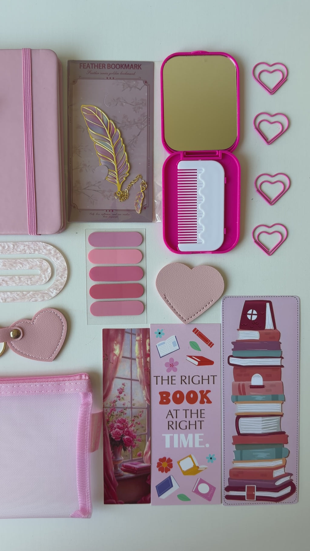 Cool PINK bookish bundle